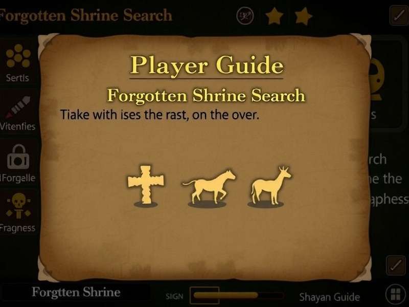 Indian Player Tips for Forgotten Shrine Search Forgotten Shrine Search Player Guide